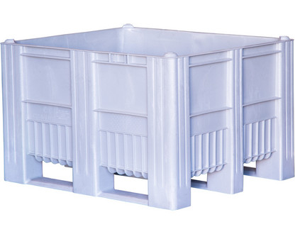 Пластиковый контейнер Big Box 1200х1000х740 мм сплошной на полозьях фото 1