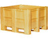 Пластиковый контейнер Big Box 1200х1000х740 мм сплошной на полозьях маленькое фото 5