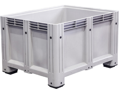 Пластиковый контейнер Big Box 1200x1000x760 сплошной на ножках фото 1